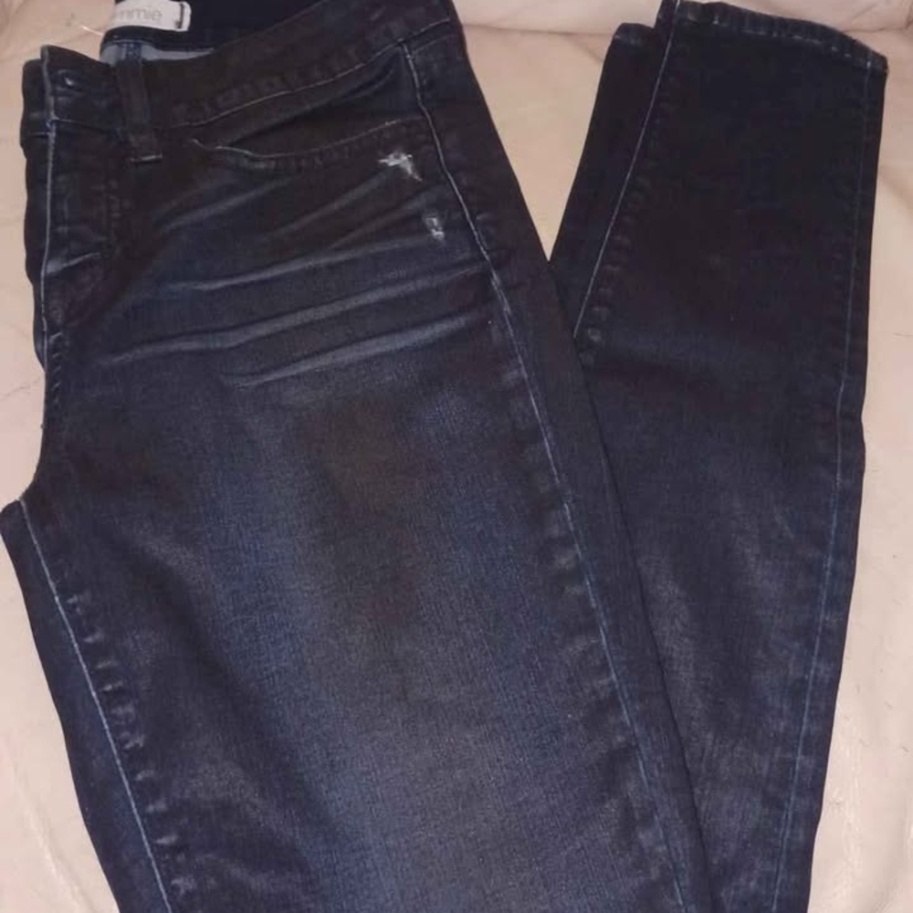 NWOT Womens Yummie Jeans By Heather Thomson Sz 27 Oil Slick Denim